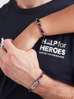 Bracelet Mens Leather Tri colour 5