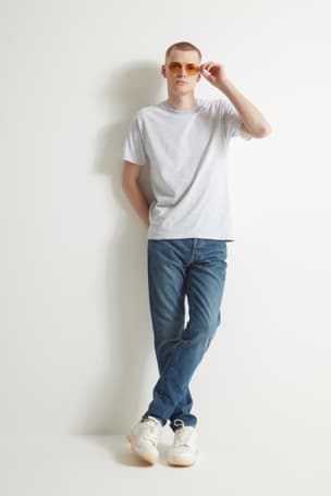 Heavy T Heather Grey 94 COLM 5