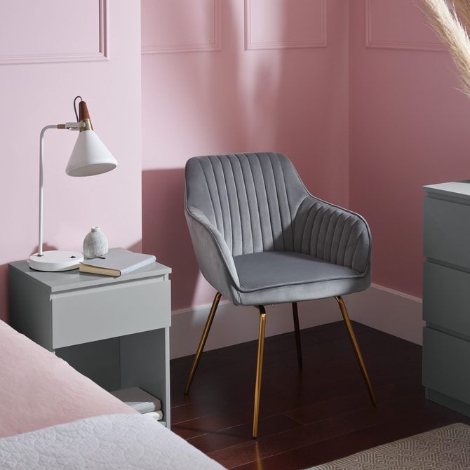 Darcy Grey Bedroom Lifestyle Grey