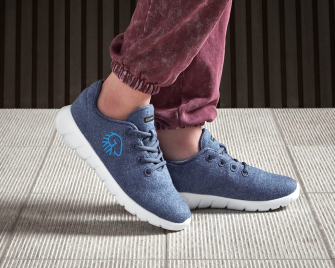 Merino Runners WOMEN jeansblau