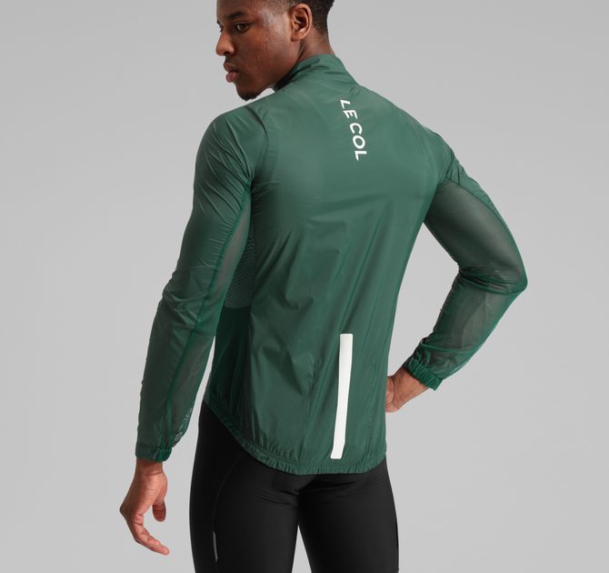 Pro Wind Jacket Forest Green Crop Back