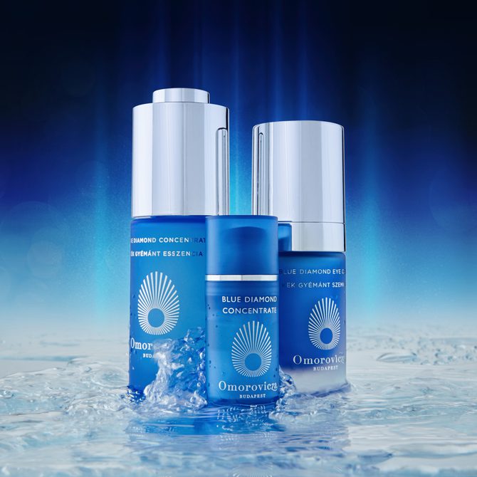 Creative product photography bottles