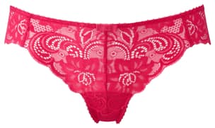 Red Lace Brief Front