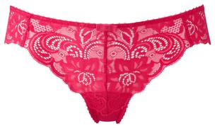 Red Lace Brief Front