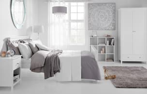 Set 2 White Bedroom 2B Side Shot Of Bed With Accessories Landscape