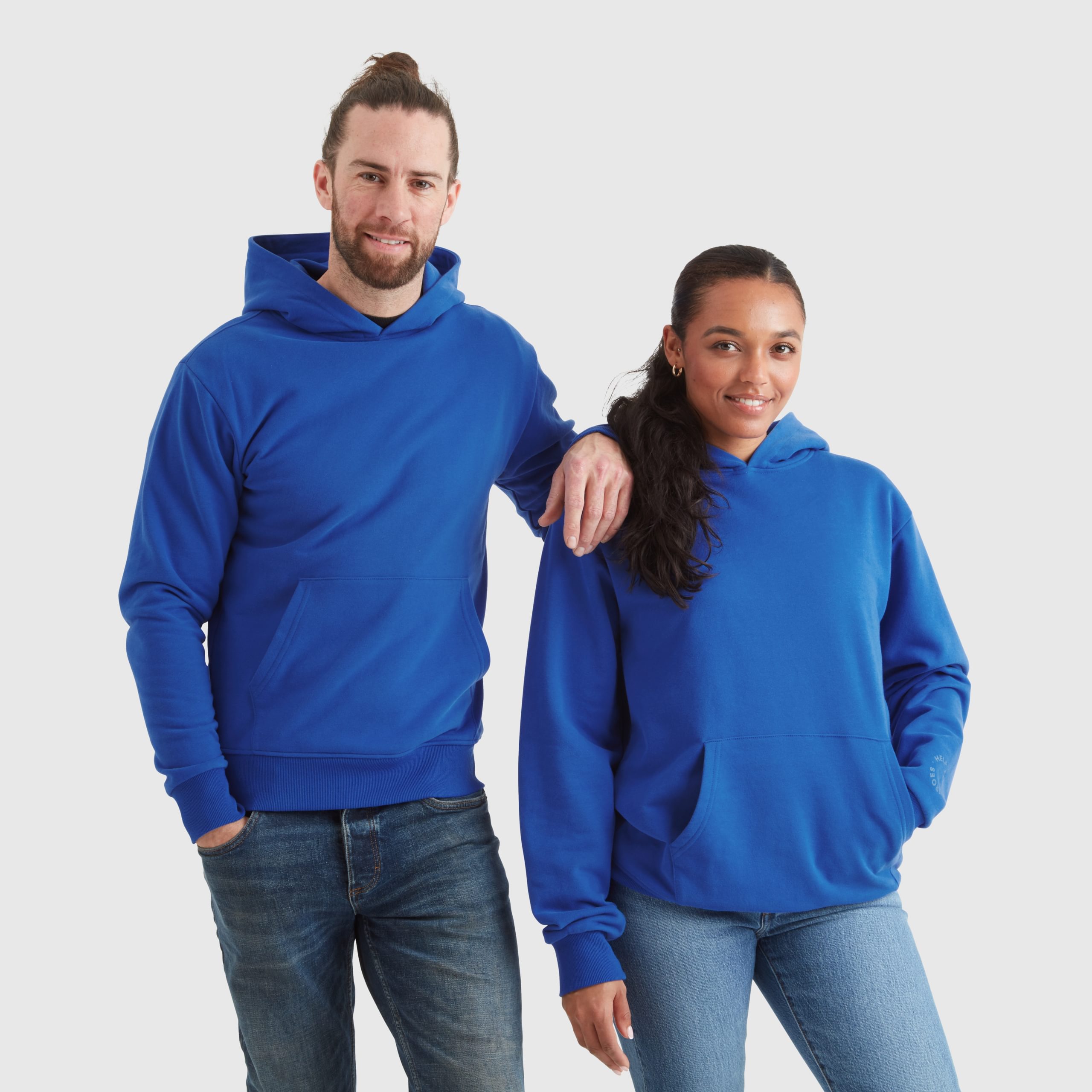 Redefine your path hoodie mid blue
